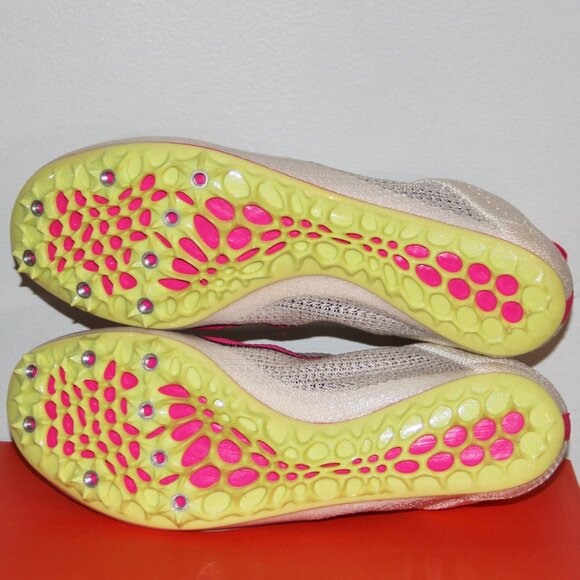 Nike Zoom Superfly Elite 2 Track Spikes Mens 8.5 Womens 10 Sail Pink - Picture 6 of 9